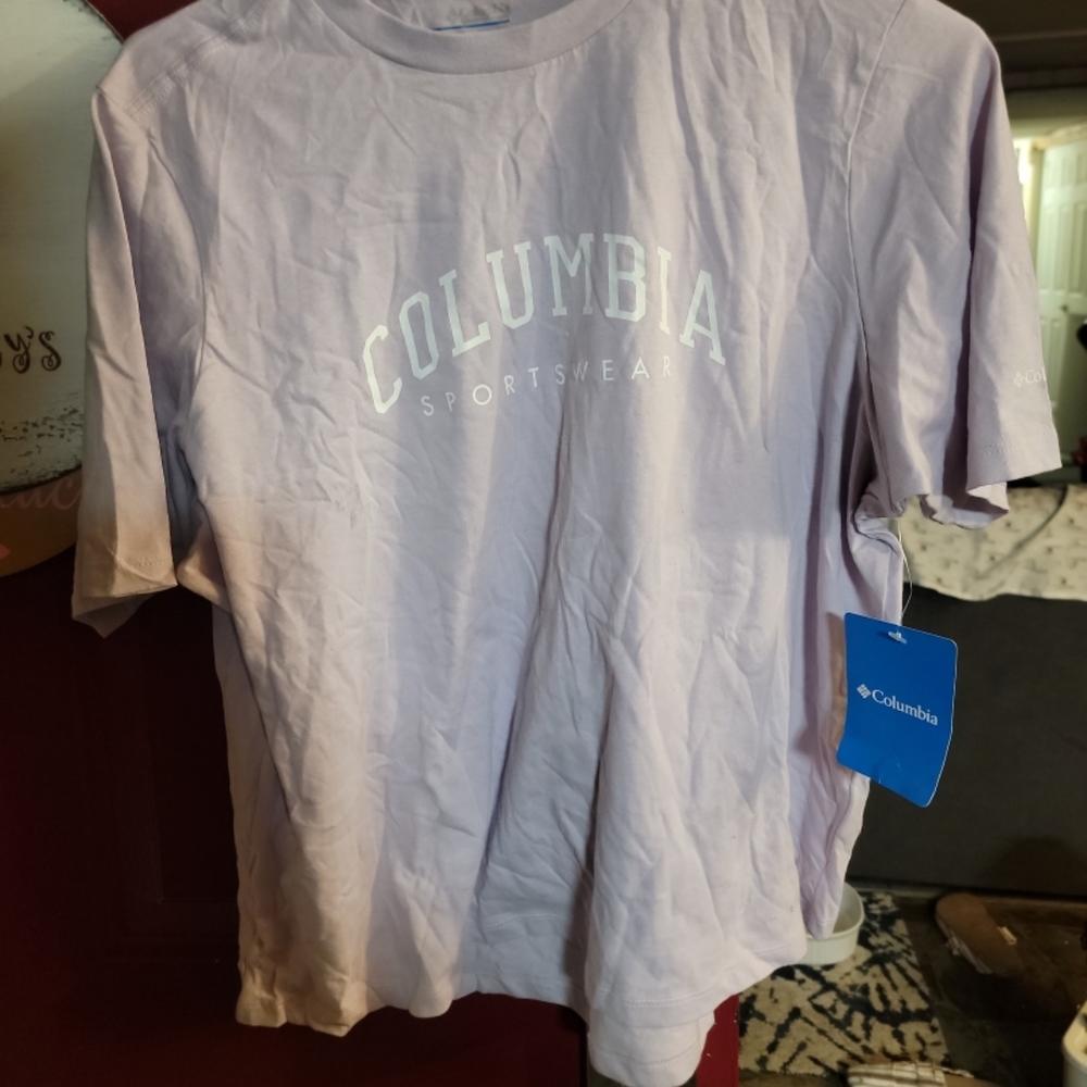Columbia Light Purple Tee